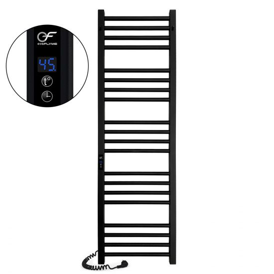 Black towel rail EF Alfa L Black towel rail EF Alfa L