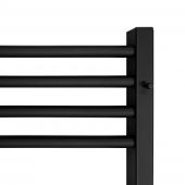 Black towel rail EF Alfa L Black towel rail EF Alfa L