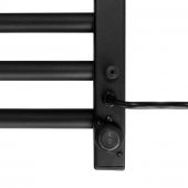 Black towel rail EF Alfa L Black towel rail EF Alfa L