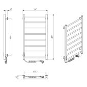 Towel dryer EF Alfa 800 L Towel dryer EF Alfa 800 L