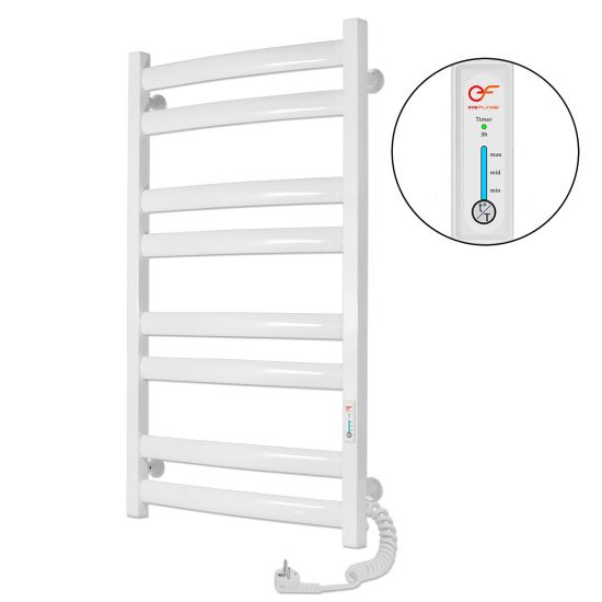 Полотенцесушитель белый EF Atlant R