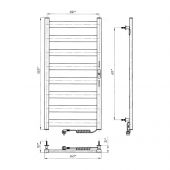 Полотенцесушитель графитовый EF Bond R