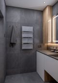 Ceramic towel rail  FLYME 600ТB graphite