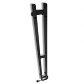 Black towel rail EF duet R