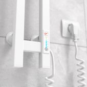 Полотенцесушитель белый EF duet R  Полотенцесушитель белый EF duet R