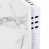 Керамічна панель рушникосушка FLYME 400ТW(1) білий камінь