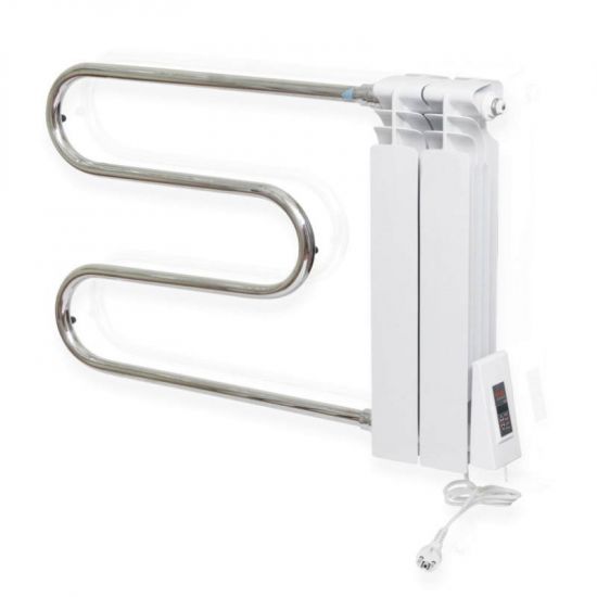 Radiator towel rail coil ERAFLYME 2 sections