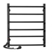 Black towel rail EF 600 L Black towel rail EF 600 L