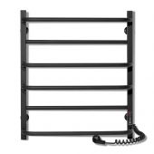 Black towel rail EF 600 R