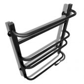 Black towel rail EF 600 R