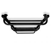 Black towel rail EF 800 L Black towel rail EF 800 L
