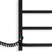 Black towel rail EF 800 L Black towel rail EF 800 L